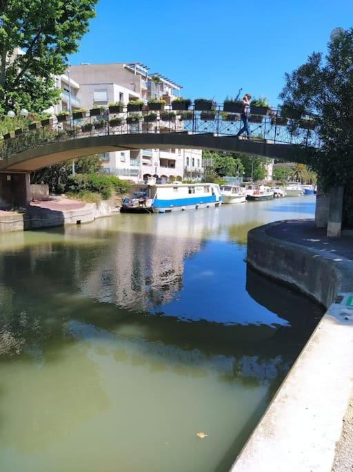 Appartement Avec Balcon, Bord Du Canal, Wifi. Narbonne Exteriör bild