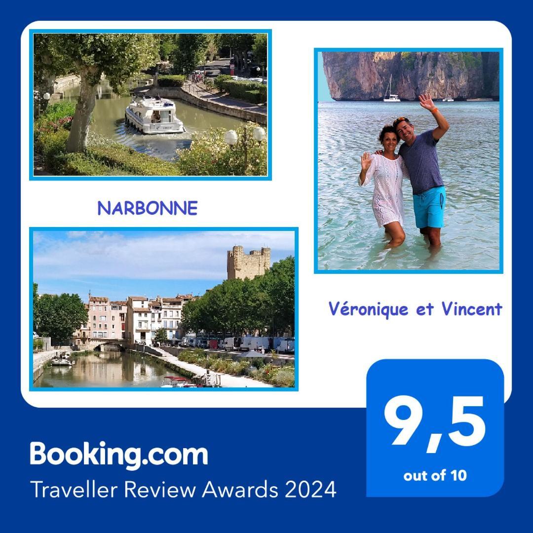 Appartement Avec Balcon, Bord Du Canal, Wifi. Narbonne Exteriör bild
